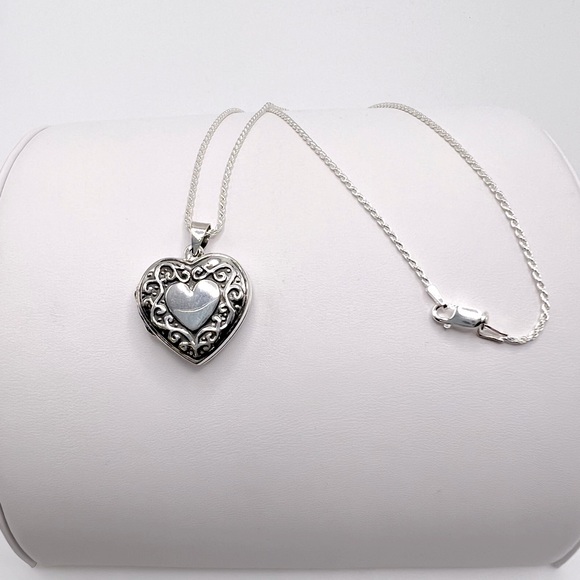 Sterling Silver Heart Locket - Picture 9 of 17